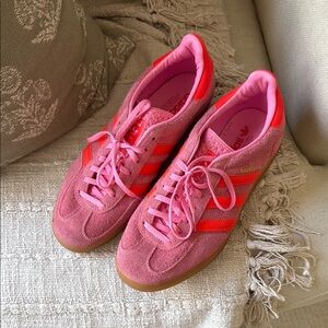 Adidas Gazelle Women's Pink and Red Sneakers